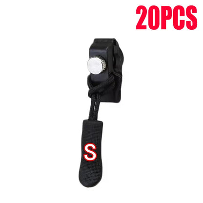 3-60Pcs Universal Zipper Repair Kit Quick Instant Detachable Zipper Head Replacement Zipper Slider Pull for 3 Different Size 