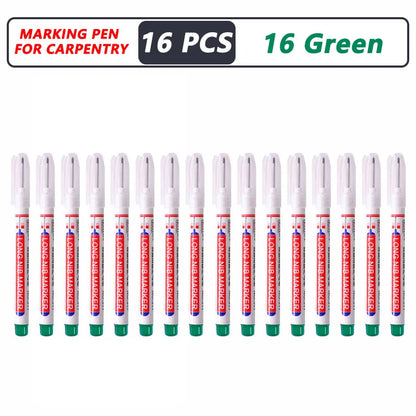 iLMH 1-40PCS Deep Hole Long Nib Head Markers For Metal Perforating Pen Waterproof Bathroom Woodworking Decoration Multi-Purpo