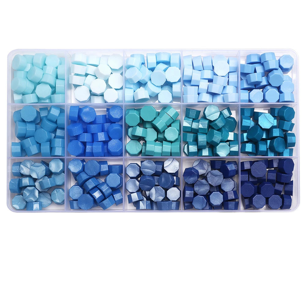 Retro Sealing Wax Beads Plant Wax Seal Wax Box Set 10 Color Sea Bead Wax Seal For Wedding Wax Seal Tools For Making Wax Seal