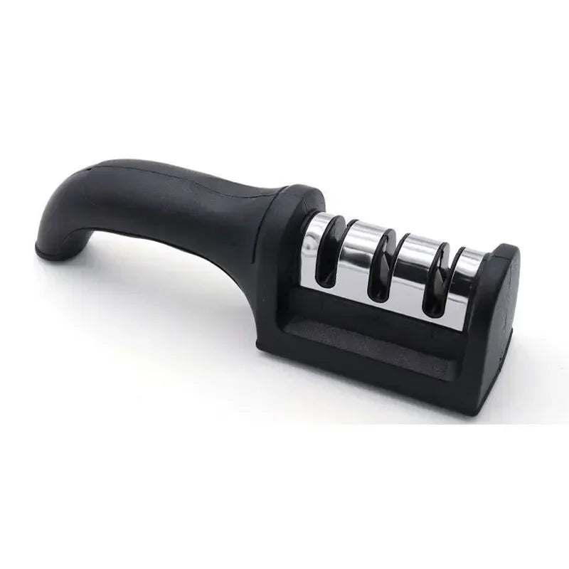 4-Segment Knife Sharpener Knife Sharpeners for Kitchen Knives Stainless Steel Three-Purpose Sharpening Stone for Kitchen Tool