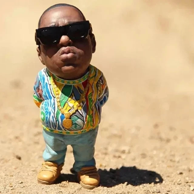 Fashion Tupac Rapper Figure Hip Hop Star Guy Pac Snoop Dogg Figurine Cool Stuff Figures Collection Model Creative Statue - hi