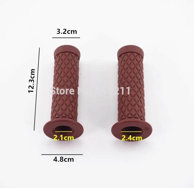 Vintage Cafe Racer 7/8" 22mm Motorcycle Vintage Handlebar Grip for Honda Suzuki Yamaha Kawasaki CG125 CB400