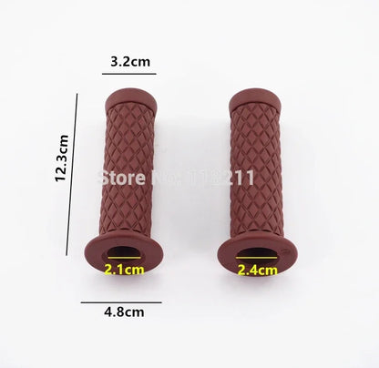 Vintage Cafe Racer 7/8" 22mm Motorcycle Vintage Handlebar Grip for Honda Suzuki Yamaha Kawasaki CG125 CB400