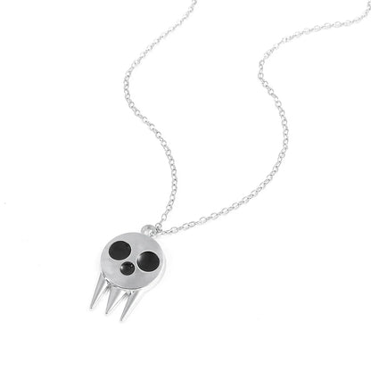 Comic Peripherals SOUL EATER Death the Kid the Same Skull Necklace Horror Style Souvenir Props Jewelry Necklace Gift for Fans