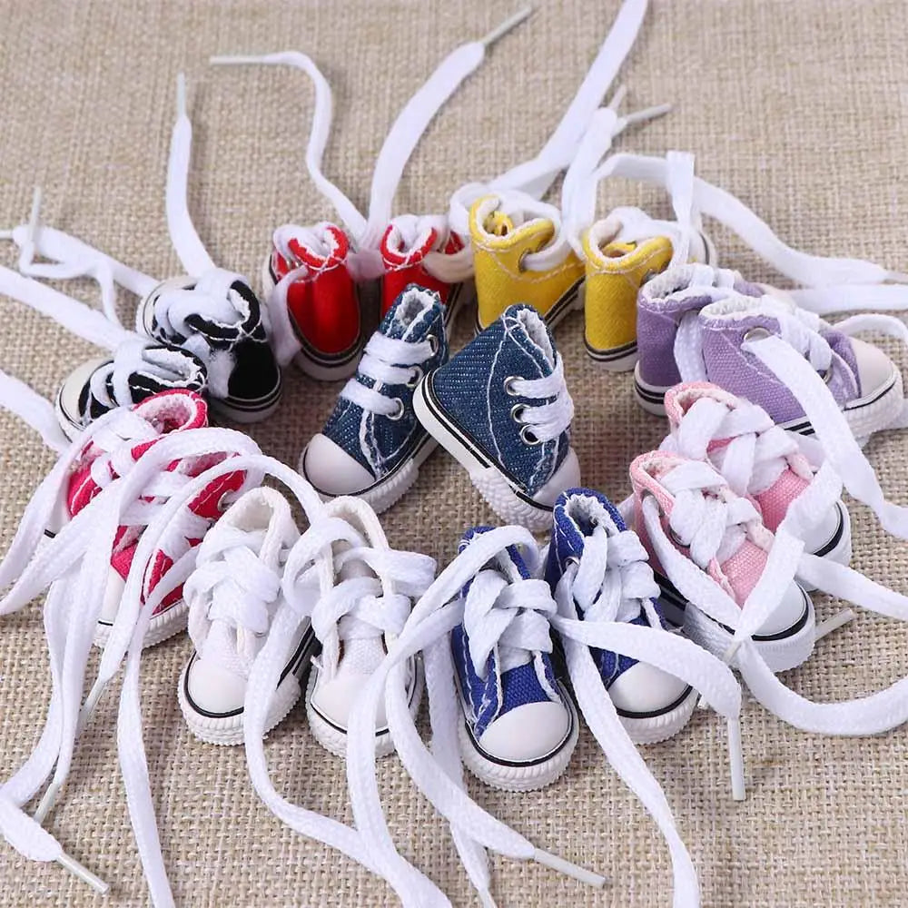 Dolls Accessories 3.5CM Sneakers Shoes Mini Shoes For Children Blyth Shoes Canvas Shoes Shoes