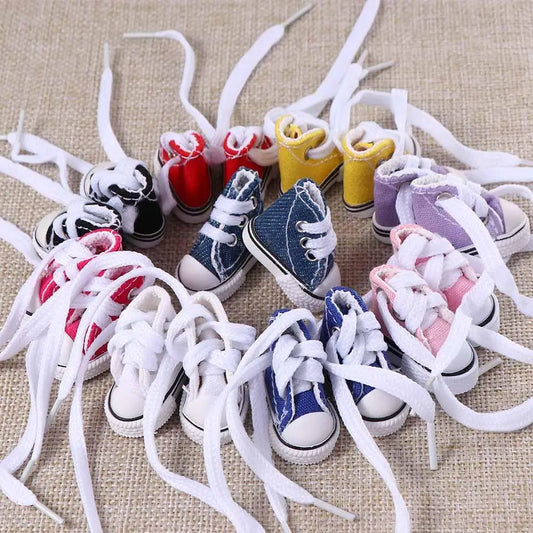 Dolls Accessories 3.5CM Sneakers Shoes Mini Shoes For Children Blyth Shoes Canvas Shoes Shoes