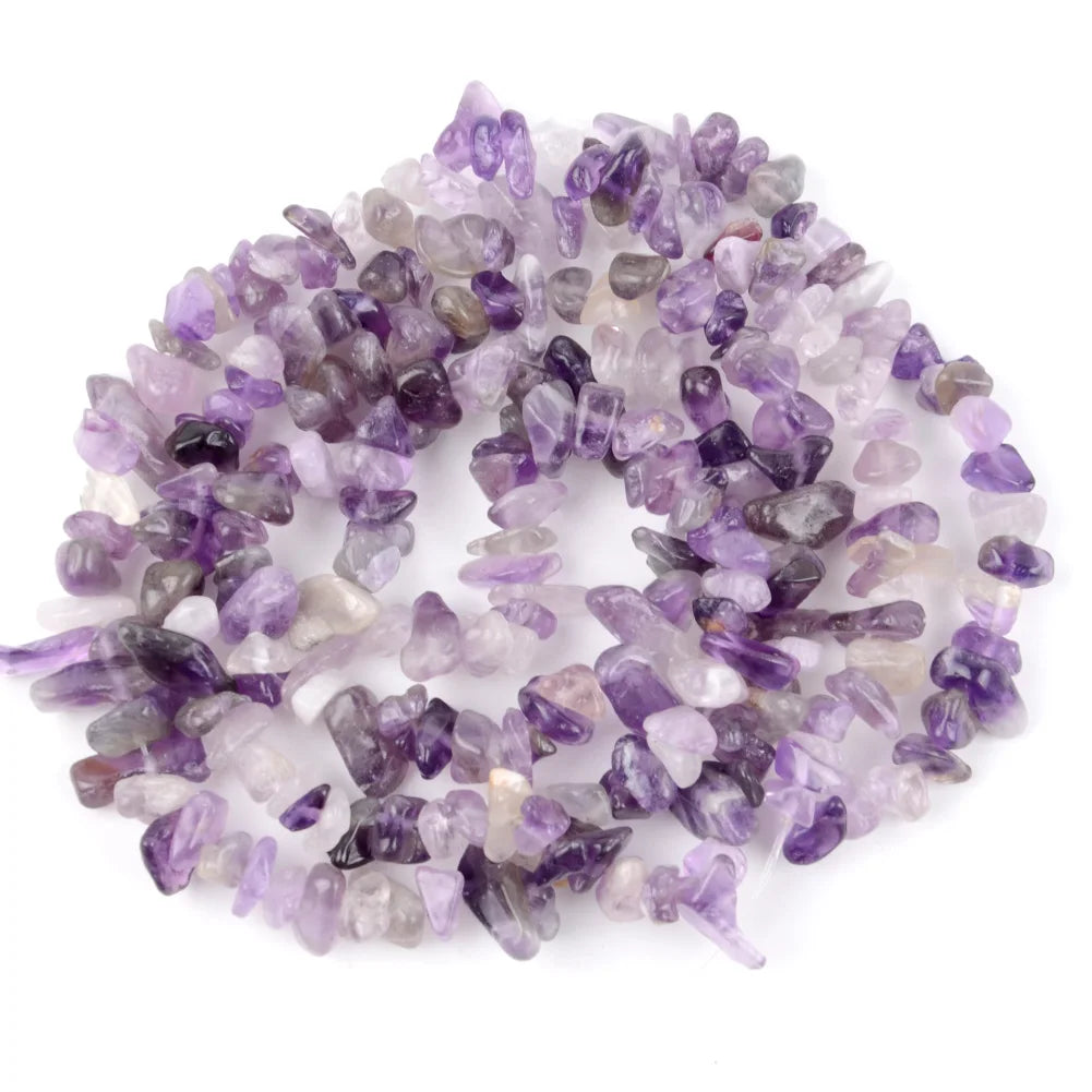 Natural Stone Chips Beads 3-5-8-12mm Irregular Gravel Beads For Jewelry Making Freeform Beads Diy Necklace Bracelet 15''