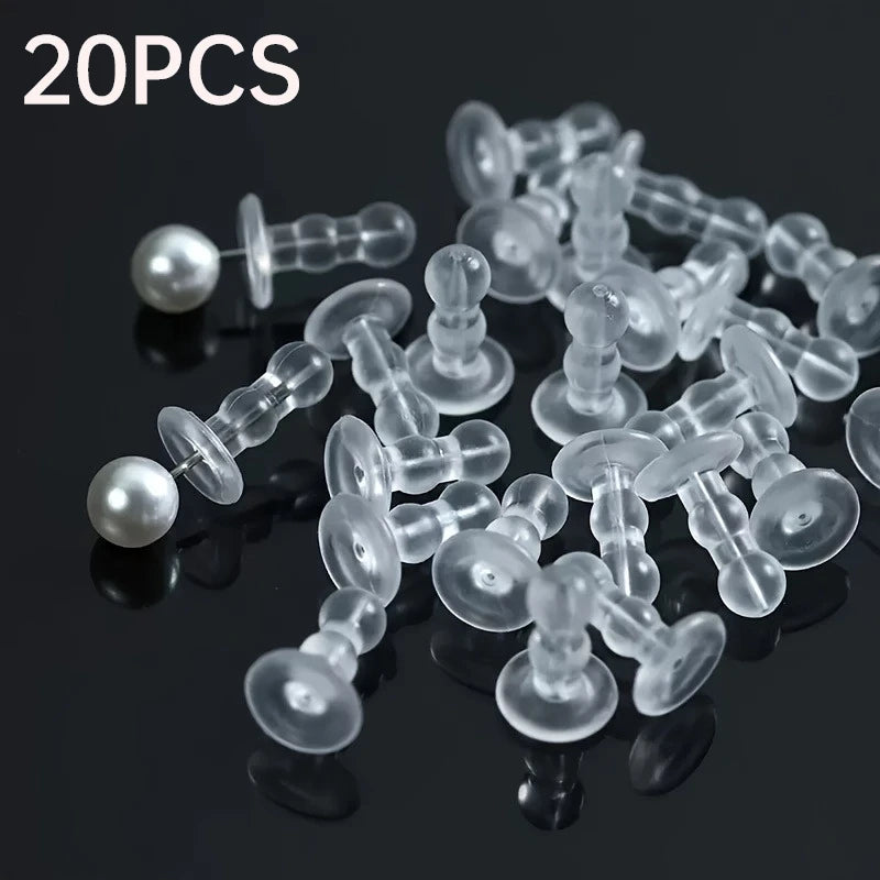 Silicone Ear Pad-anti-piercing Earring, Full Coverage Earplug Safety Earring Back for DIY Production, Jewelry Production - 20