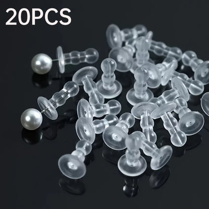 Silicone Ear Pad-anti-piercing Earring, Full Coverage Earplug Safety Earring Back for DIY Production, Jewelry Production - 20