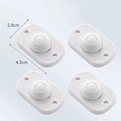 Self Adhesive Caster Wheels Appliance Rollers Appliance Sliders for Kitchen 360° Swivel Universal Wheel Mini Small Kitchen - 