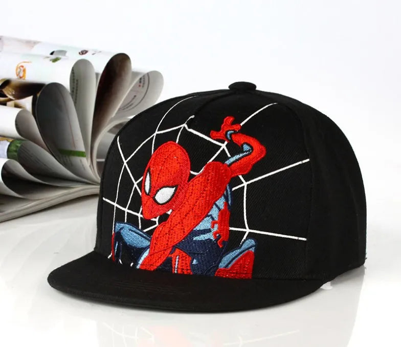 *2026 HotAnime Cartoon Spiderman Hats for Kids Toddler Baseball Cap Spring Snapback Hip Hop Adjustable Caps