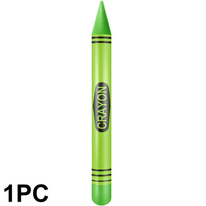 Jumbo Inflatable Crayon Balloon Neon Back to School Party Decoration First Day Of School Classroom Supplies - 1PC-G