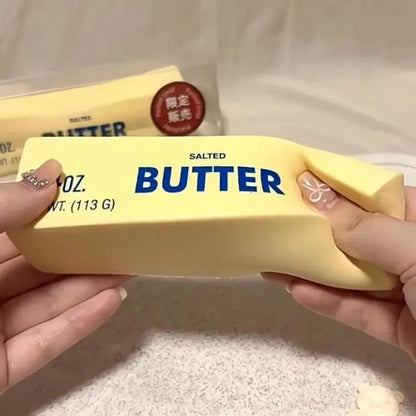 Butter Squishy Tabas Squishy Toys Anti Stress Squeeze Toy Butter Chocolate Fidget Toy Soft Sensory Food Squishies Toy Gift