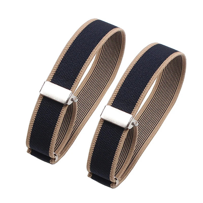 1Pair Fashion Adjustable Elastic Armband Shirt Sleeve Holder Women Men Arm Cuffs Bands for Party Wedding Clothing Accessories