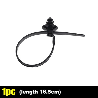 Push Mount Cable Ties Clip Self Locking Zip Tie for Car Automotive Wire Harness Nylon Straps Wire Cable Management Fastener -