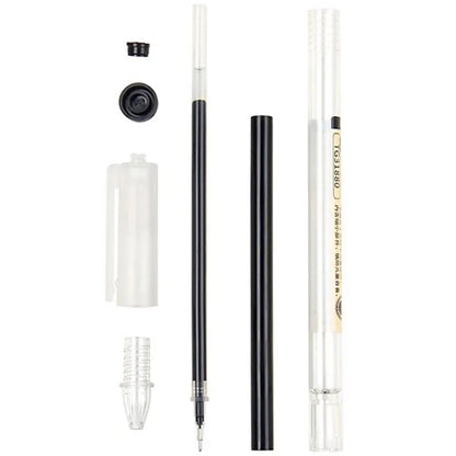 Japan Fine Point Pen 0.35mm Black Blue Red Ink Gel Pen Ballpoint Pen School Office Student Writing Stationery Supply