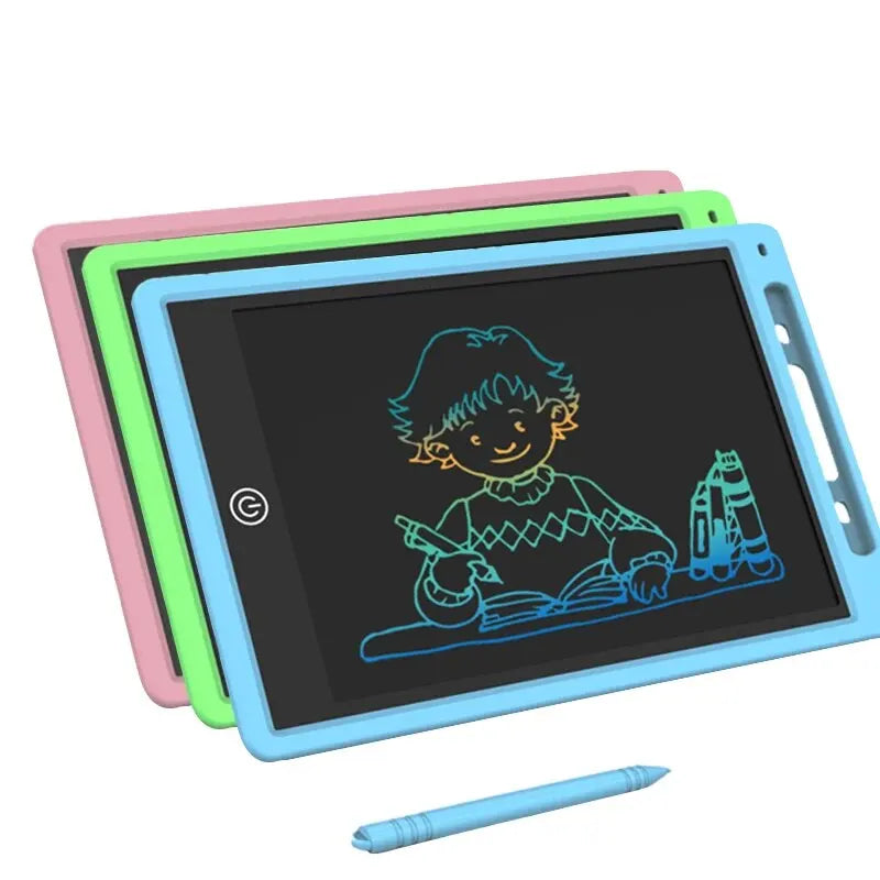 6.5/8.5/10/12 Inch LCD Drawing Tablet for Kids, Rechargeable Erasable Board with Pen, Travel Educational Toy Gift for Boys Gi