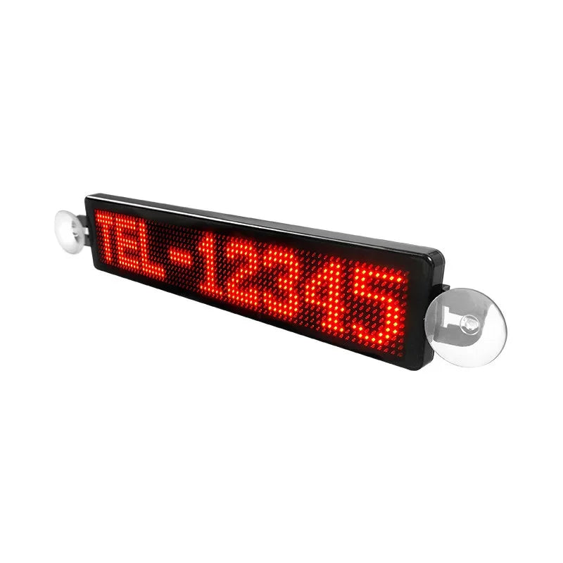 Advertising Screen LED Message Board DIY Programmable Scrolling Message for LED Car Display Car Rear Window Cafe Bar Store Si