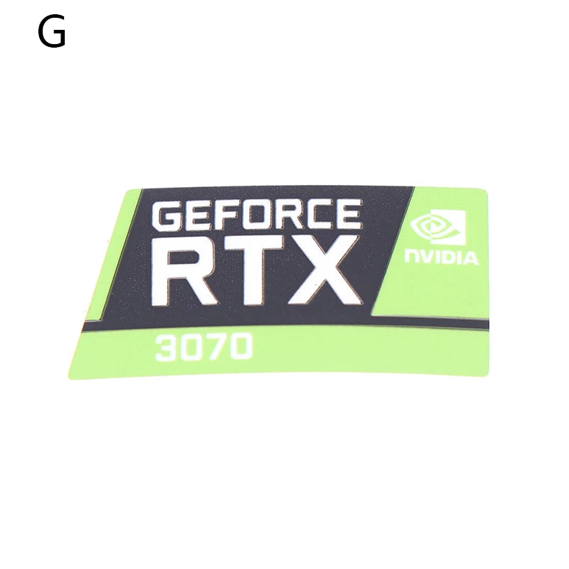 Laptop Graphics Card Label Laptop Desktop Label For Computer PC Laptop Accessories RTX 3090TI 3080TI 3070 3060 Desktop Sticke