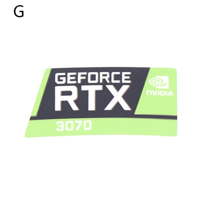 Laptop Graphics Card Label Laptop Desktop Label For Computer PC Laptop Accessories RTX 3090TI 3080TI 3070 3060 Desktop Sticke