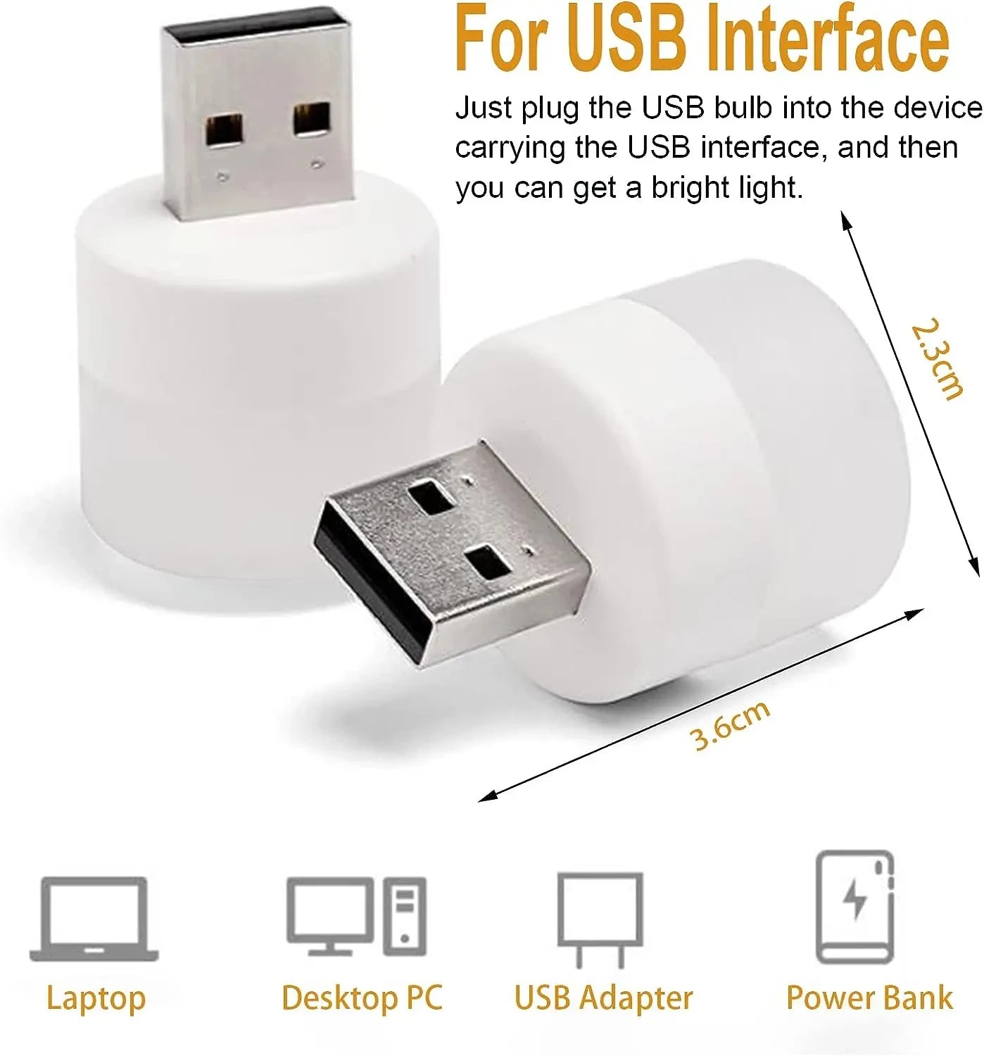 10/1PCS USB Night Light Mini LED Night Light USB Plug Lamp Power Bank Charging USB Book Lights Round Reading Eye Protection L