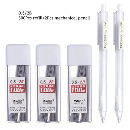0.5/0.7mm Automatic Pencils Set HB/2B Refill Mechanical Pencil For Drawing Sketching Students School Supplies Cute Stationery
