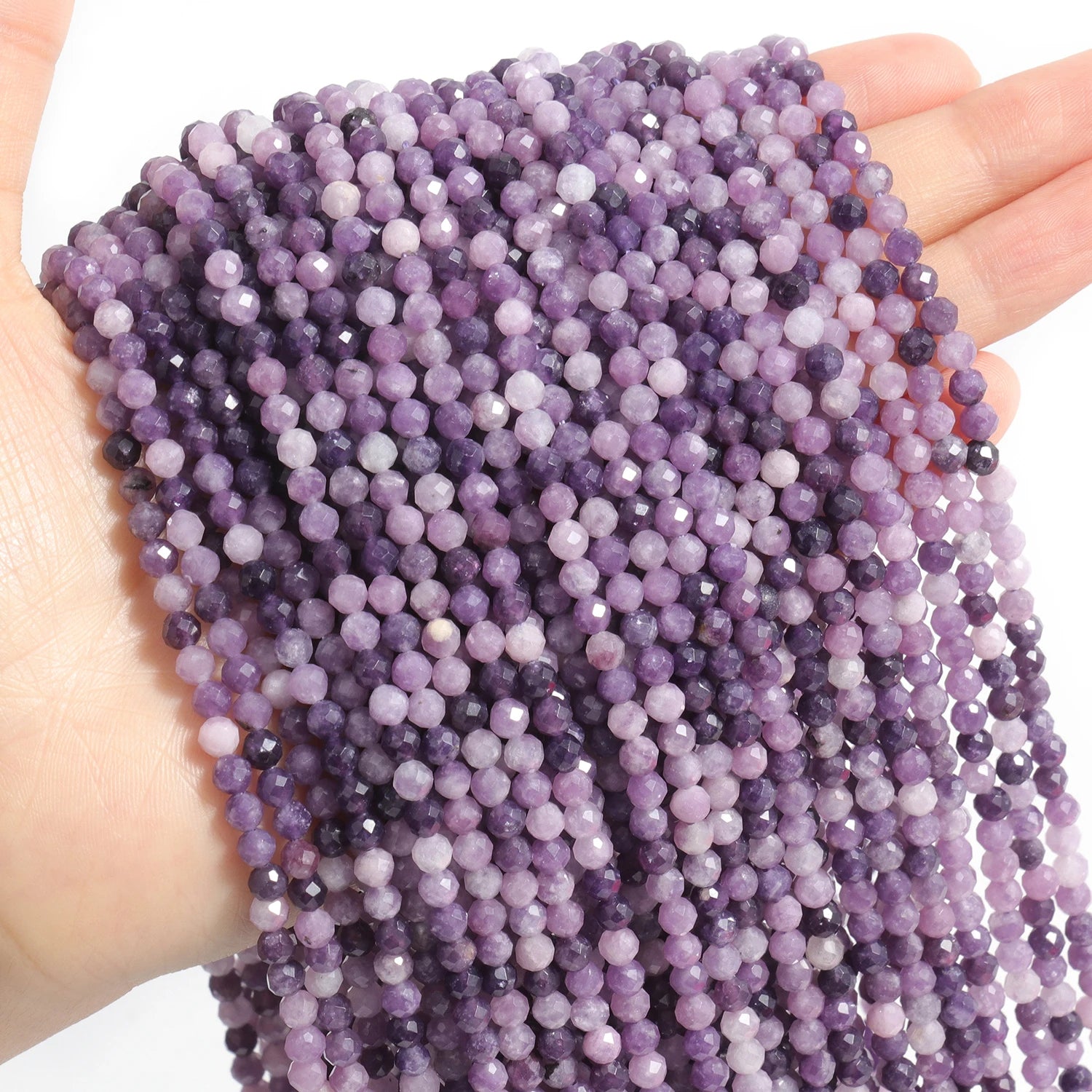 Faceted Natural Stone Beads Faceted Amazonite Aquamarine Opal Labradorite Loose Spacer Bead For Jewelry Making 2 3 4mm