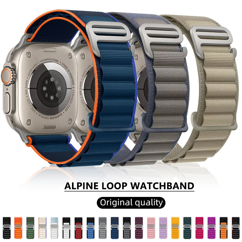 Alpine Strap For Apple Watch Band Ultra 4 2 3 Watchband 45mm 49mm 42mm 46mm 44mm 41mm 40mm Bracelet Iwatch Series 12 11 9 SE 