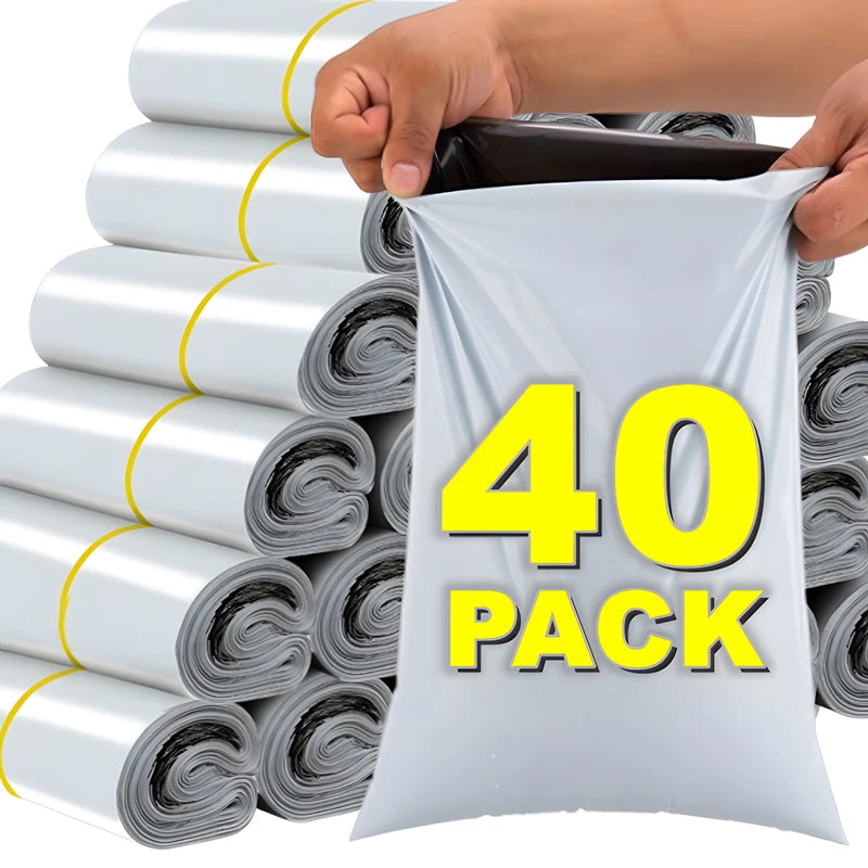 10-40Pcs Self Seal Shipping Bags Portable Poly Mailers Strong Adhesive Packing Mailing Envelopes 17x32cm 28x42cm 32x45cm 25x3