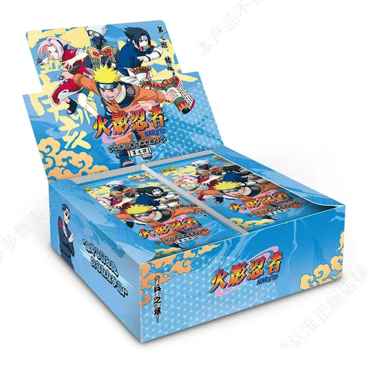 KAYOU Genuine Naruto Cards Box Anime Figure Card Booster Pack Sasuke Collection Flash Card Toy Birthday Christmas Gift for Ki