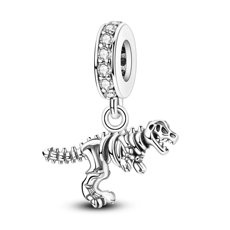 925 Sterling Silver Charms Beads Pendant Tree of Life Dog Elephant Love Heart Charm Fit Original Bracelet DIY Women Jewelry G