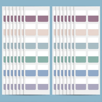 10 Sheets Sticky Index Tabs Colored Book Sticky Tabs for Notebooks Page Tabs for Notebooks File Classification