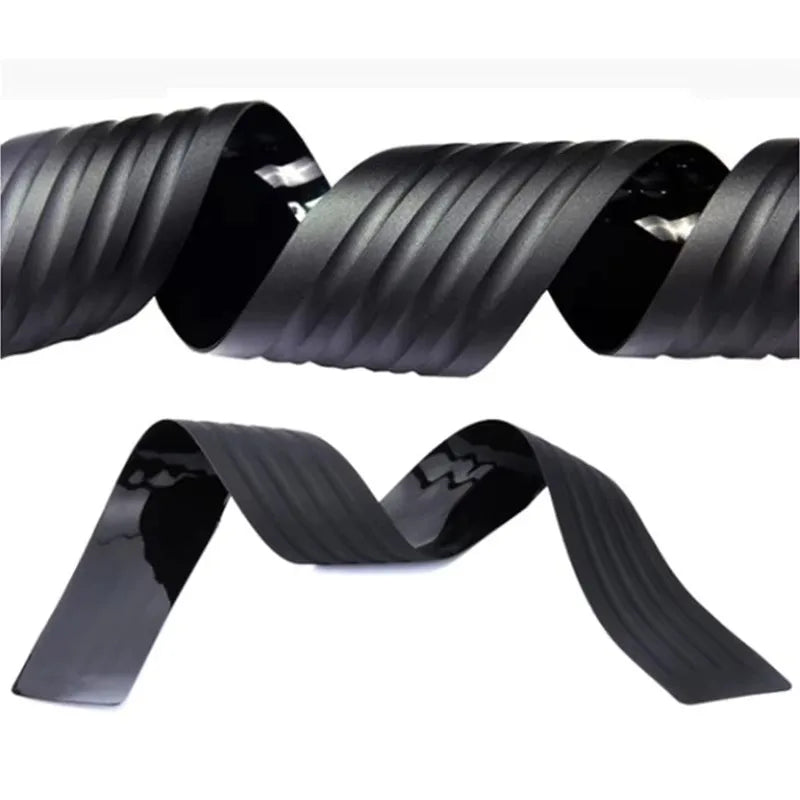Universal ​Rear Bumper Guard PVC Rubber Protector Strip Car Trunk Door Sill Plate Protector For Bumper Reinforcement Decorati