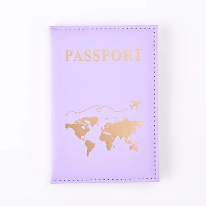 Women Men RFID Vintage Business Passport Covers Holder Multi-Function ID Bank Card PU Leather Wallet Case Travel Accessories 