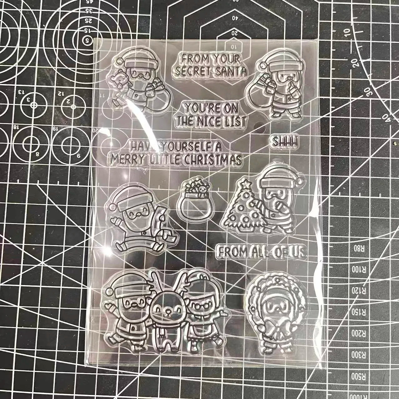 2026 New A6 Clear Stamps Identity Card Design DIY Scrapbook Journal Album Card Making Supplies - only stamp 36