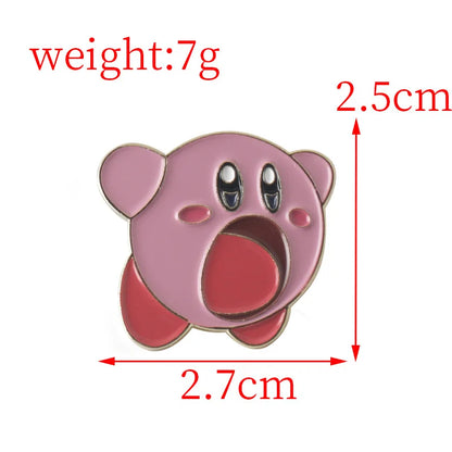 Kirby Anime Pins for Backpacks Badges on Manga Enamel Pin Accessories for Jewelry Cute Things Brooches Gift