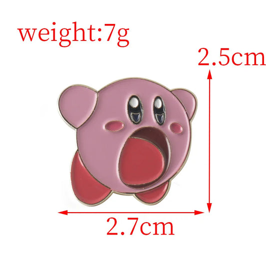 Kirby Anime Pins for Backpacks Badges on Manga Enamel Pin Accessories for Jewelry Cute Things Brooches Gift