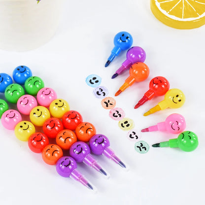 5/10Pcs Lollipop Building Block Crayon Pencil Painting Pen Kids Birthday Party Favors Pinata Fillers Back To School Stationer