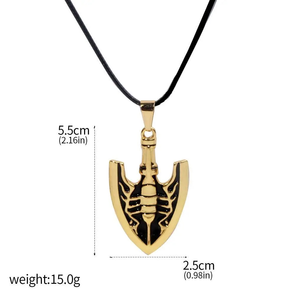 Anime JOJOS BIZARRE ADVENTURE Keychain Kujo Jotaro Arrow Metal Pendant Chain Choker keychain Charm Gifts Cosplay Jewelry - Ne