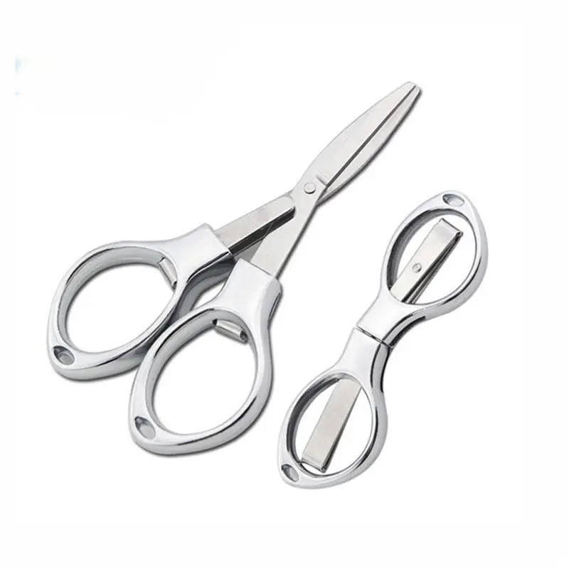 Foldable Stainless Steel Vintage Scissors Sewing Fabric Cutter Embroidery Cute Scissors Tailor Scissor Thread Sewing Tools NE