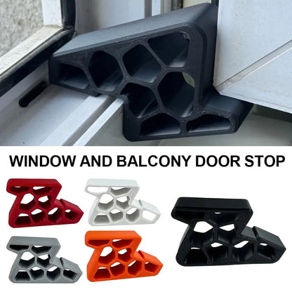 Heavy Duty Door Stopper for Balcony Sliding Window/Door Anti-Collision Limiter for Home Office Bathroom Kitchen