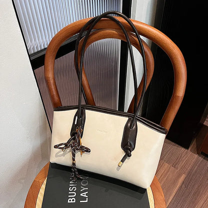 PU Leather Shoulder Bags For Women 2025 Winter Y2K Trend Female Crossbody Bag Lady Handbags And Purses Retro Tote Bag bolso -