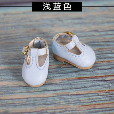 ICY DBS Blyth doll middie doll blyth doll shoes for DODO doll OB11 body shoes - pale blue / 2.2cm middie DODO