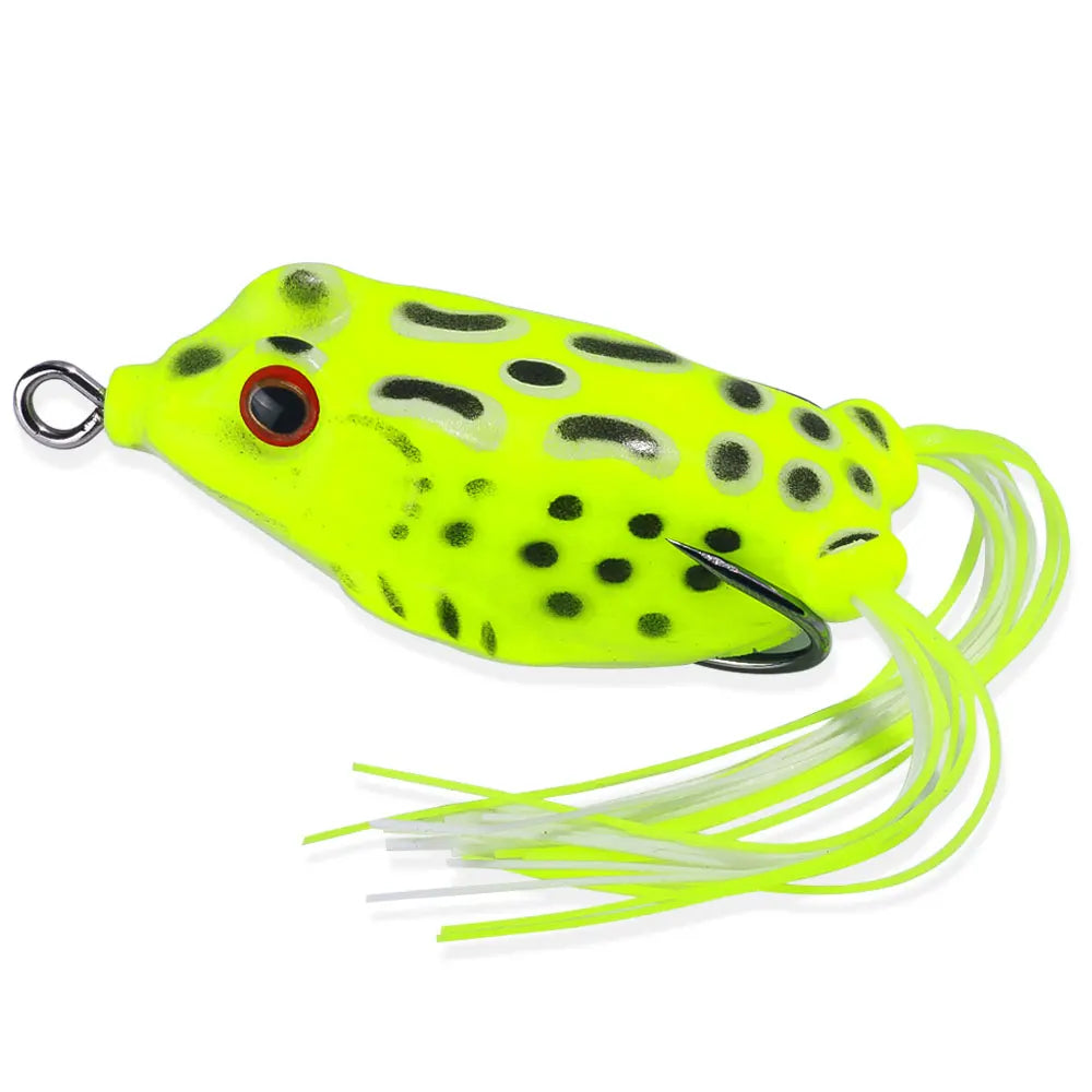 Popper Frog Soft Lure Predator Fishing Topwater Wobblers Walk Fish Lure for Catfish 4cm 5cm 5.8 cm Fishing Tackle​