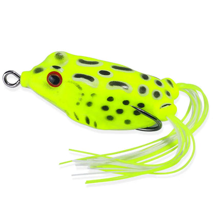 Popper Frog Soft Lure Predator Fishing Topwater Wobblers Walk Fish Lure for Catfish 4cm 5cm 5.8 cm Fishing Tackle​