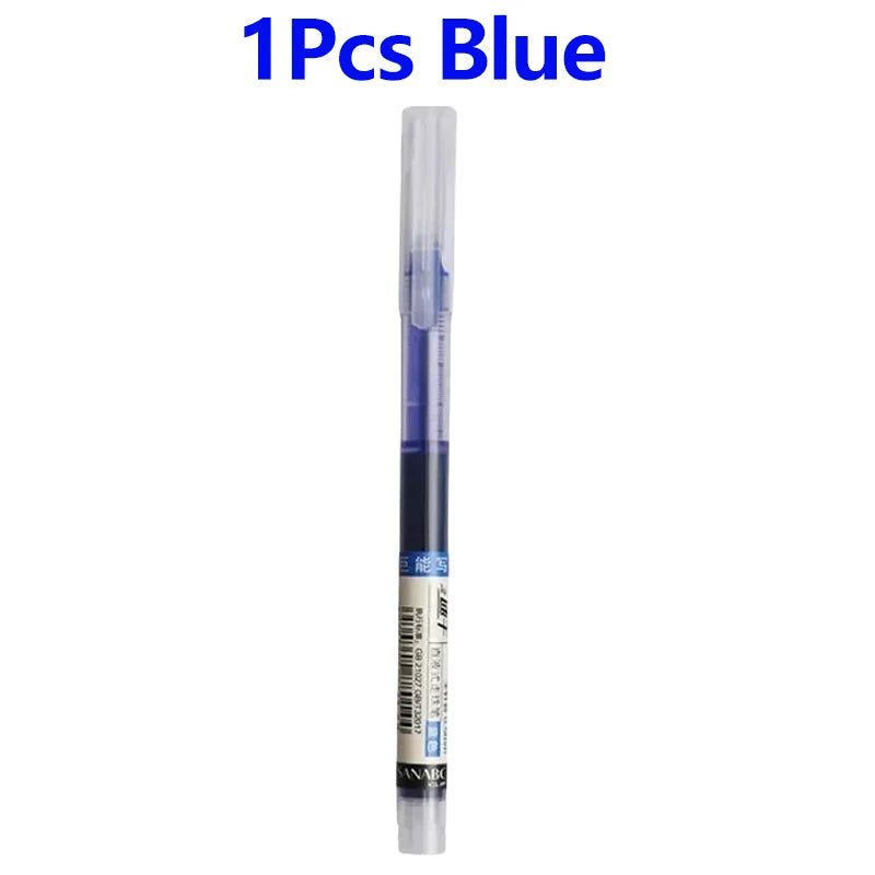 1-20Pcs Needle Type Gel Ink Pens Black/Blue/Red 0.5mm Liquid Ballpoint Pen Students Stationery School Office Writing Tool - 1