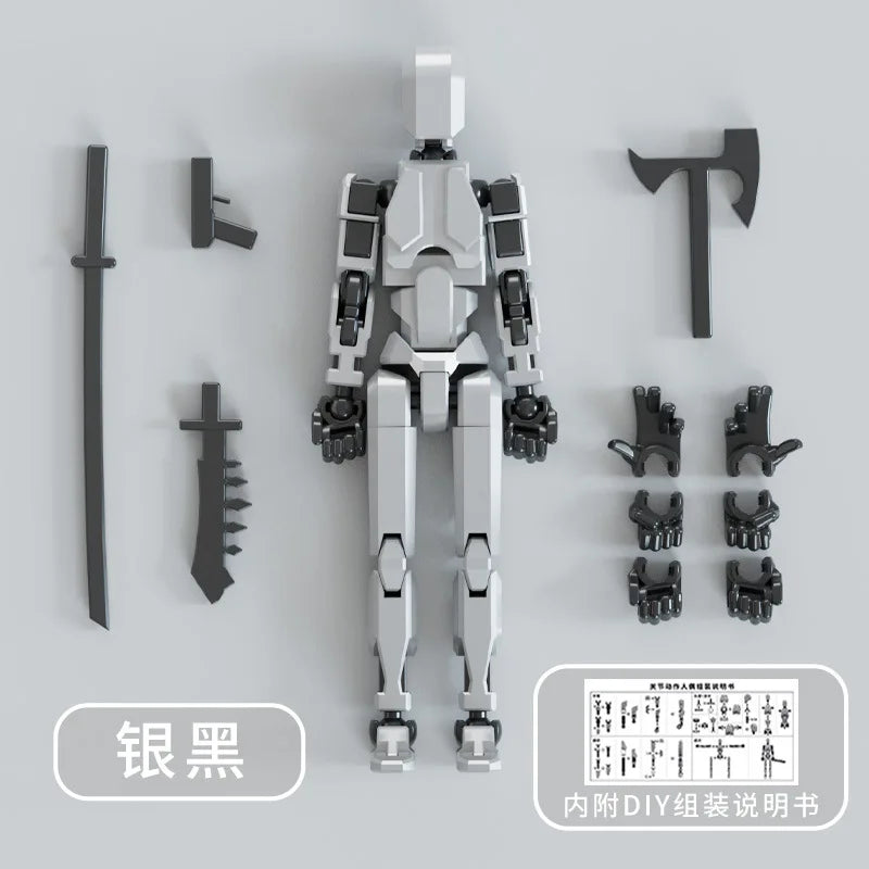 3D Printed Mannequin Action Figures Toys Dummy 13 Shapeshift Robot Multi-Jointed Movable Kids Adults Parent-children Games Gi