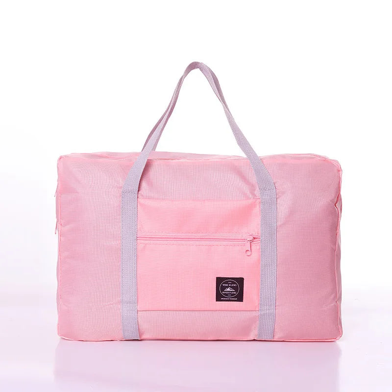 Foldable Travel Duffel Bag for Airlines Carry on Bag for Women and Girls Lightweight Large Capacity Sports Weekend Trip Overn