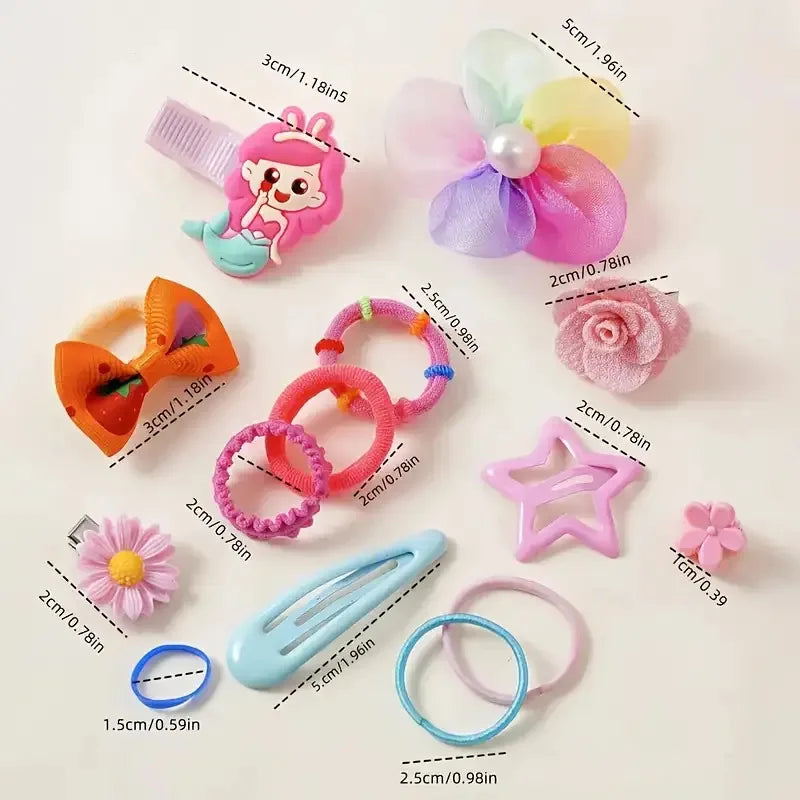 A 718-piece accessory set suitable for girls’ daily outings and participation in festive events – a richly curated collection