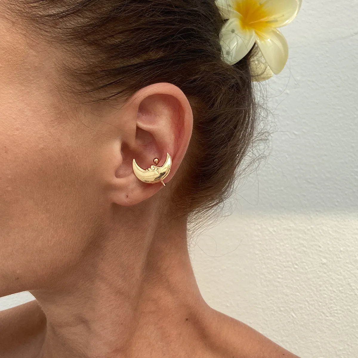 LATS Starfish Shell Flower Clip Earrings for Women Gold/Silver Color Non-Piercing Ear Cuff Daily Jewelry Accessories Party Gi